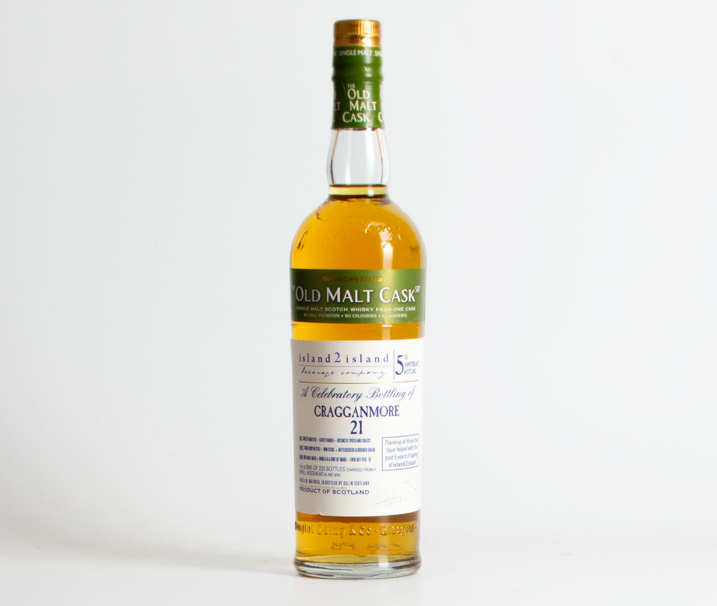Cragganmore Old Malt Cask 21 Year Old – DRNKS