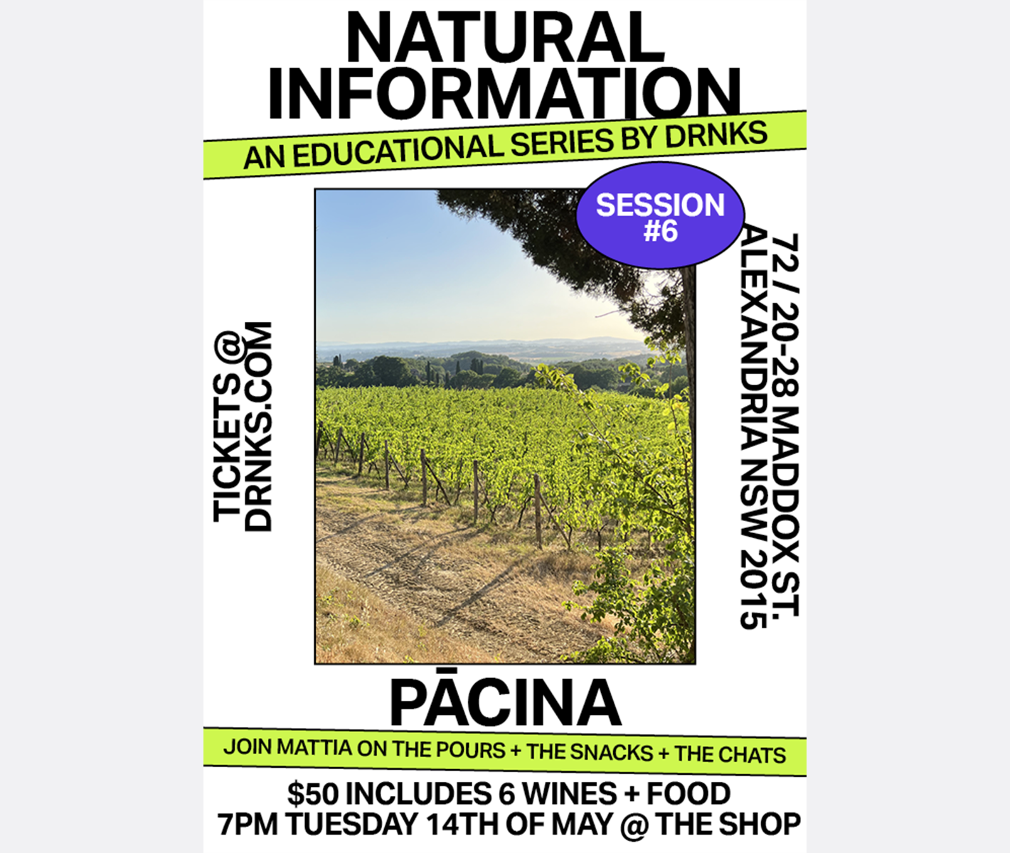 Natural Information Session #6 - Pācina