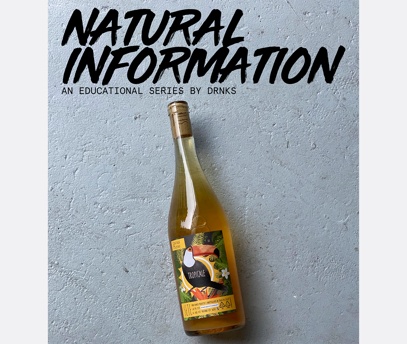 Natural Information Session #1 - Orange Wine