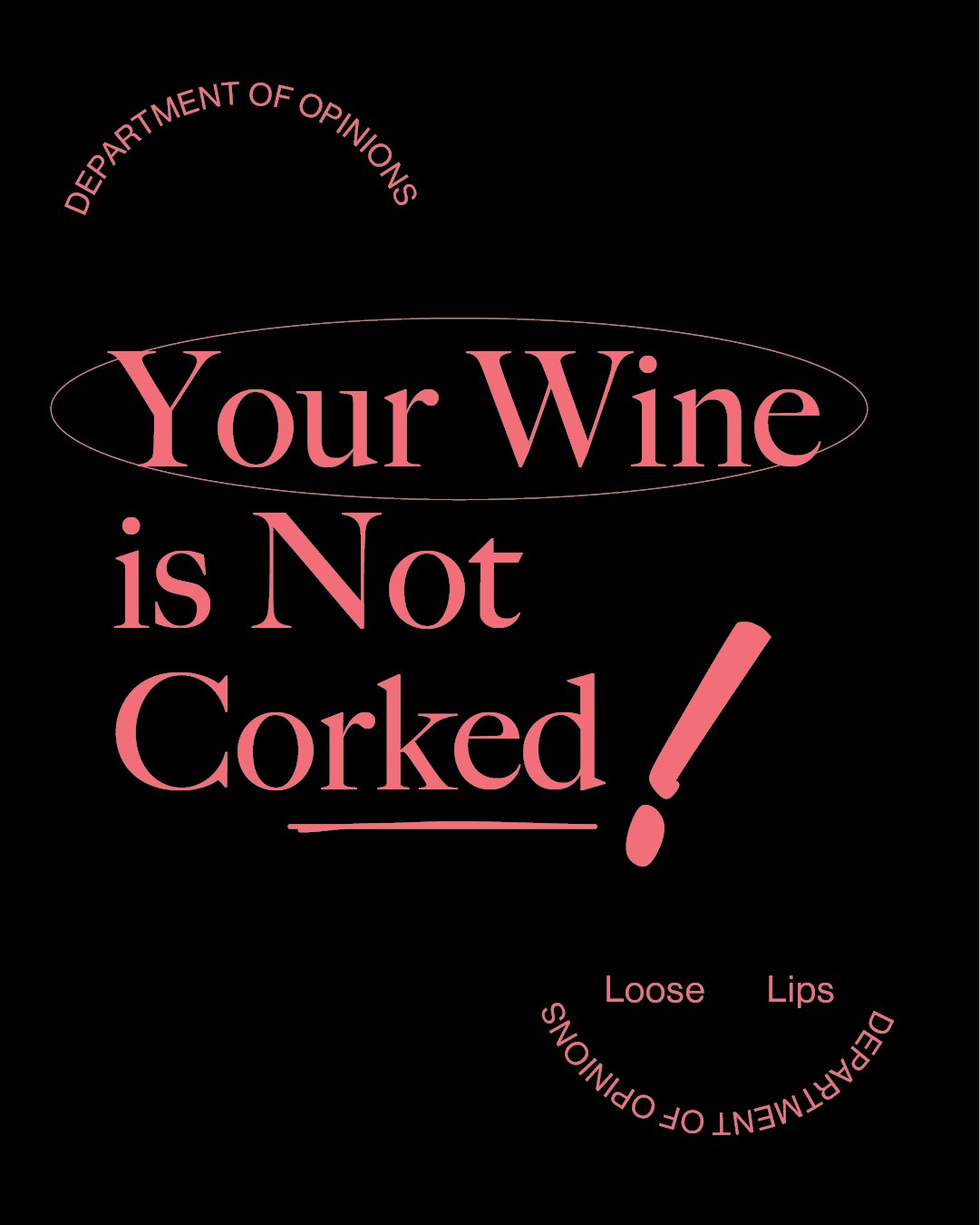 🍾 Your Wine Is Not Corked! DRNKS