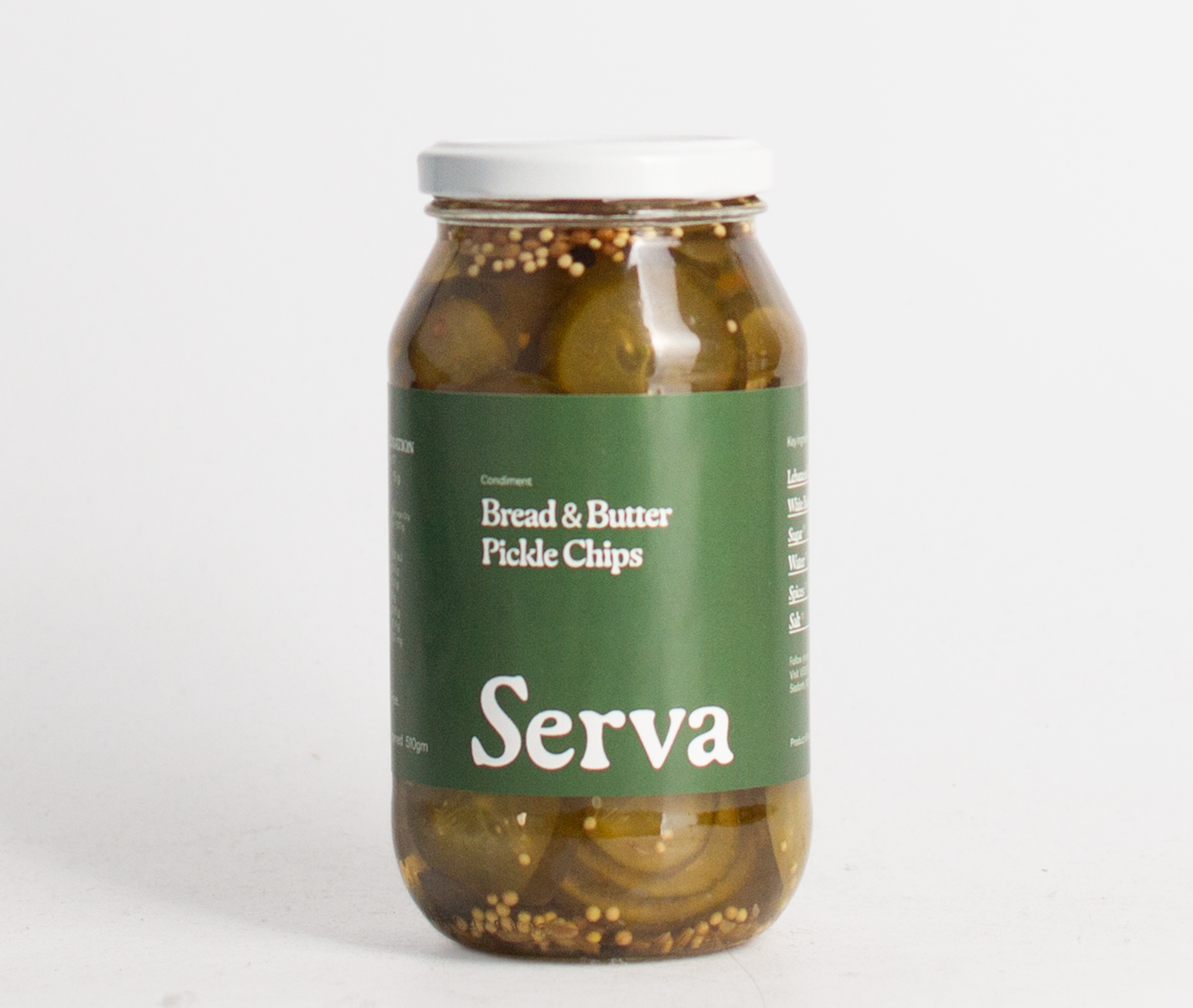 Serva Bread and Butter Pickle Chips (500g)