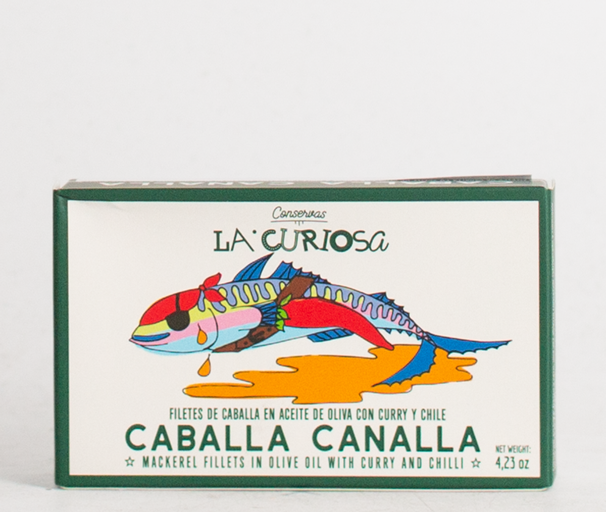 La Curiosa Mackerel Fillets with Curry and Chili (150g)