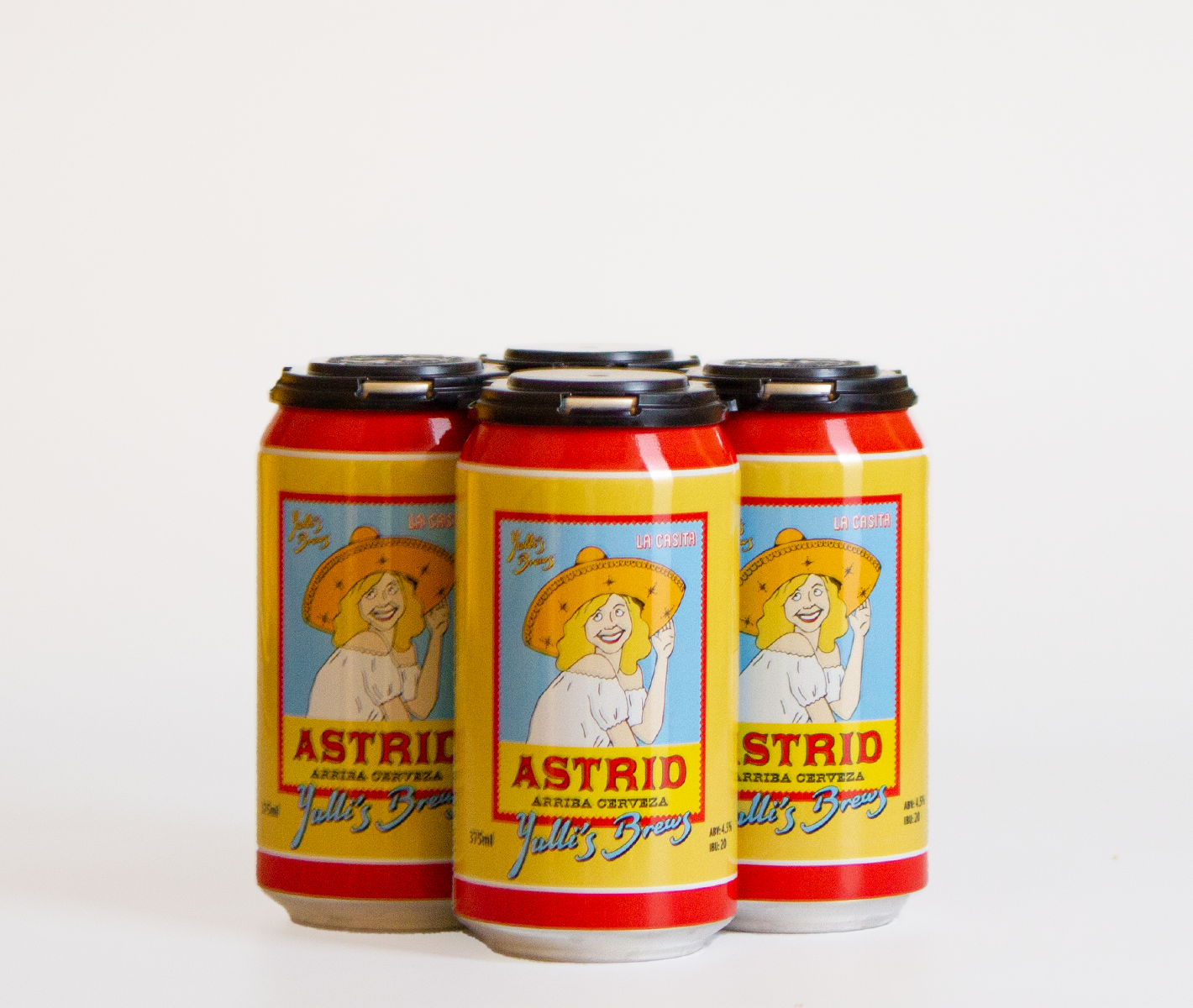 Astrid Arriba Cerveza 4 Pack (375ml)
