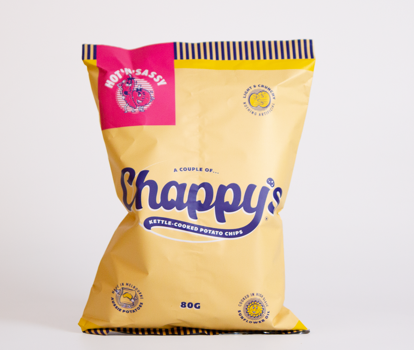 Chappy's Hot 'n' Sassy Chips (80g)