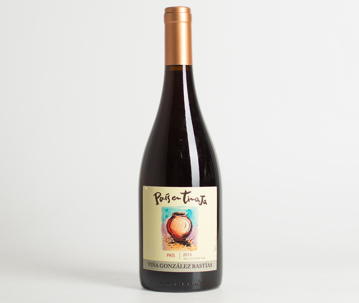 Viña González Bastías 2015 Pais en Tinaja