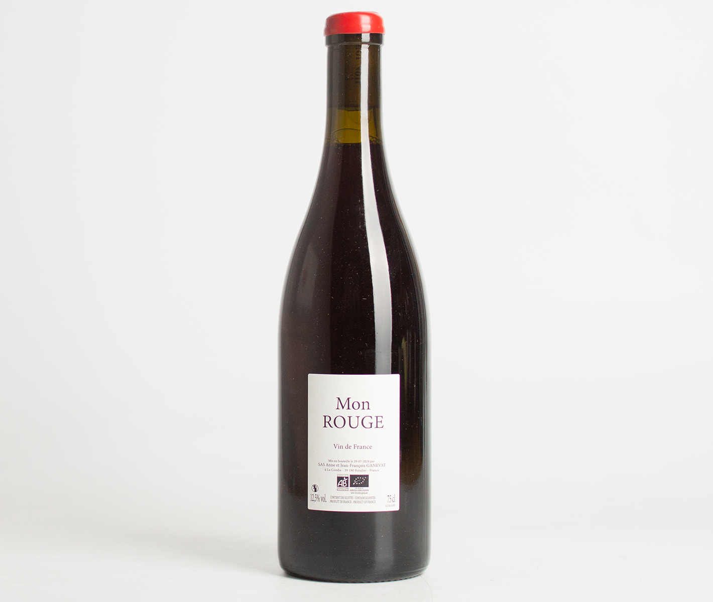 Anne et Jean-François Ganevat 2023 Mon Rouge