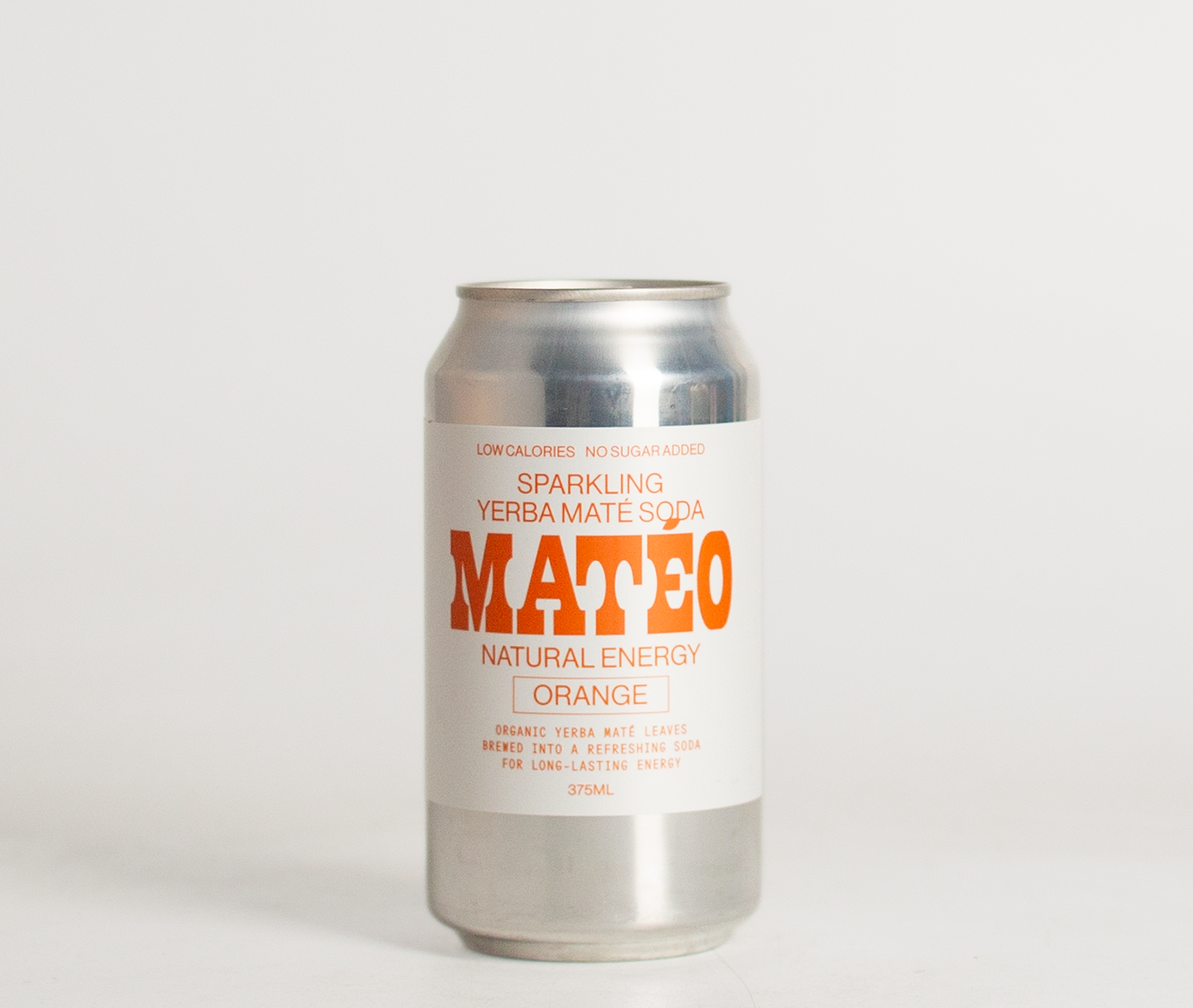 Matéo Yerba Maté Soda Orange Can (375ml)