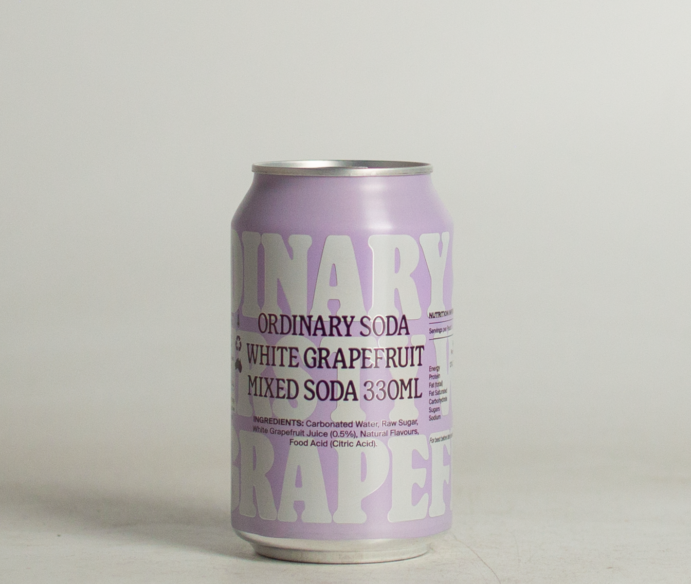 Ordinary Soda White Grapefruit (330ml)