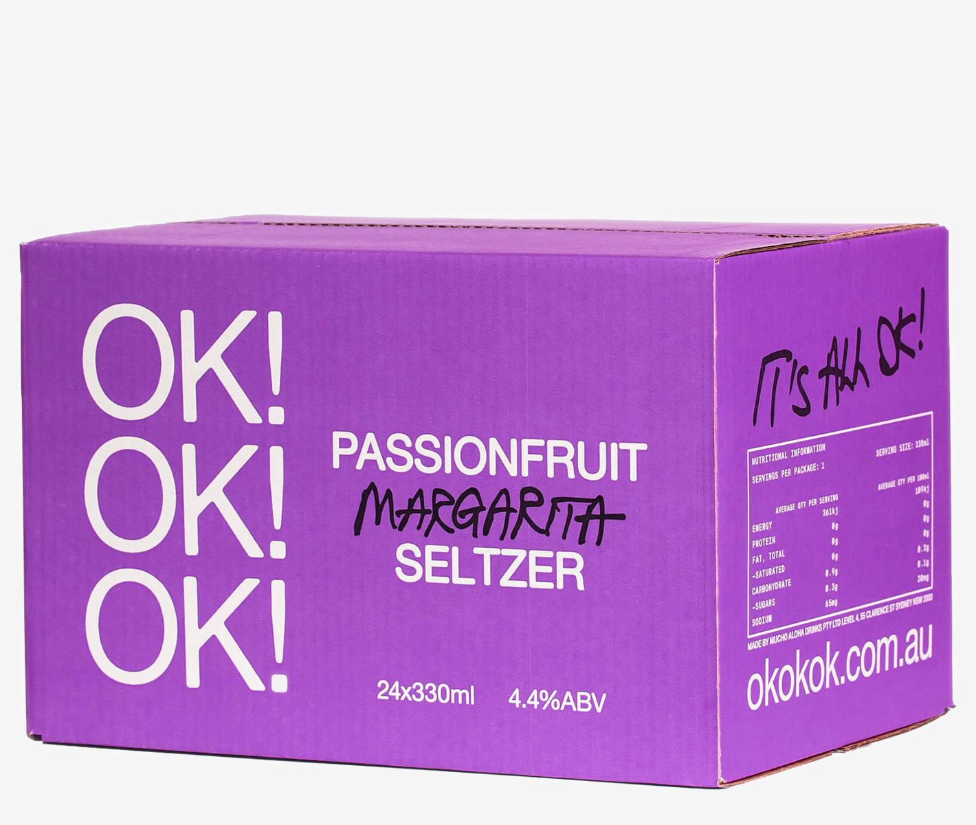 Passionfruit Margarita Seltzer Carton of 24 (330ml)