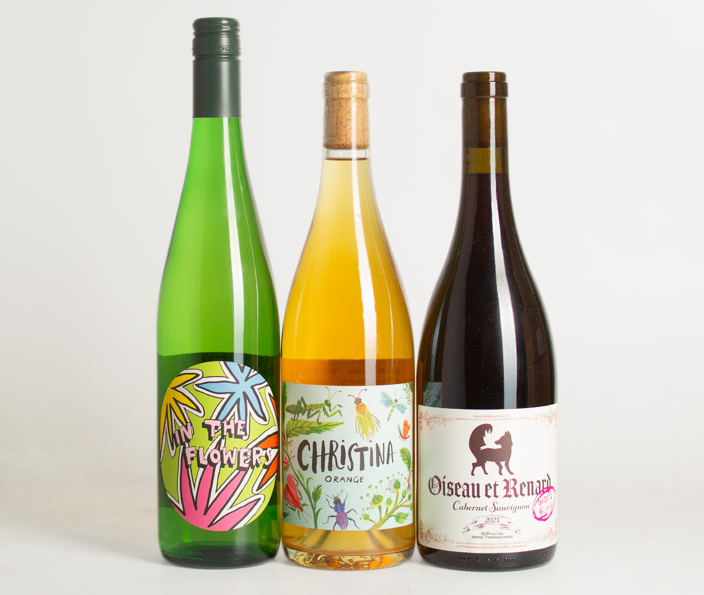 White, Orange + Red Pack