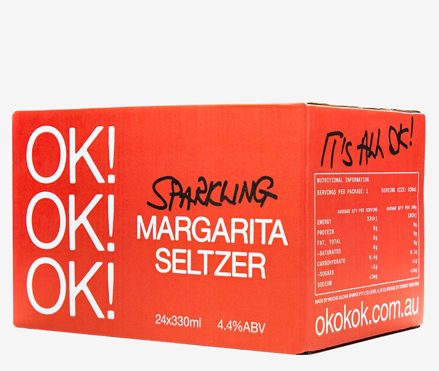 Sparkling Margarita Seltzer Carton of 24 (330ml)