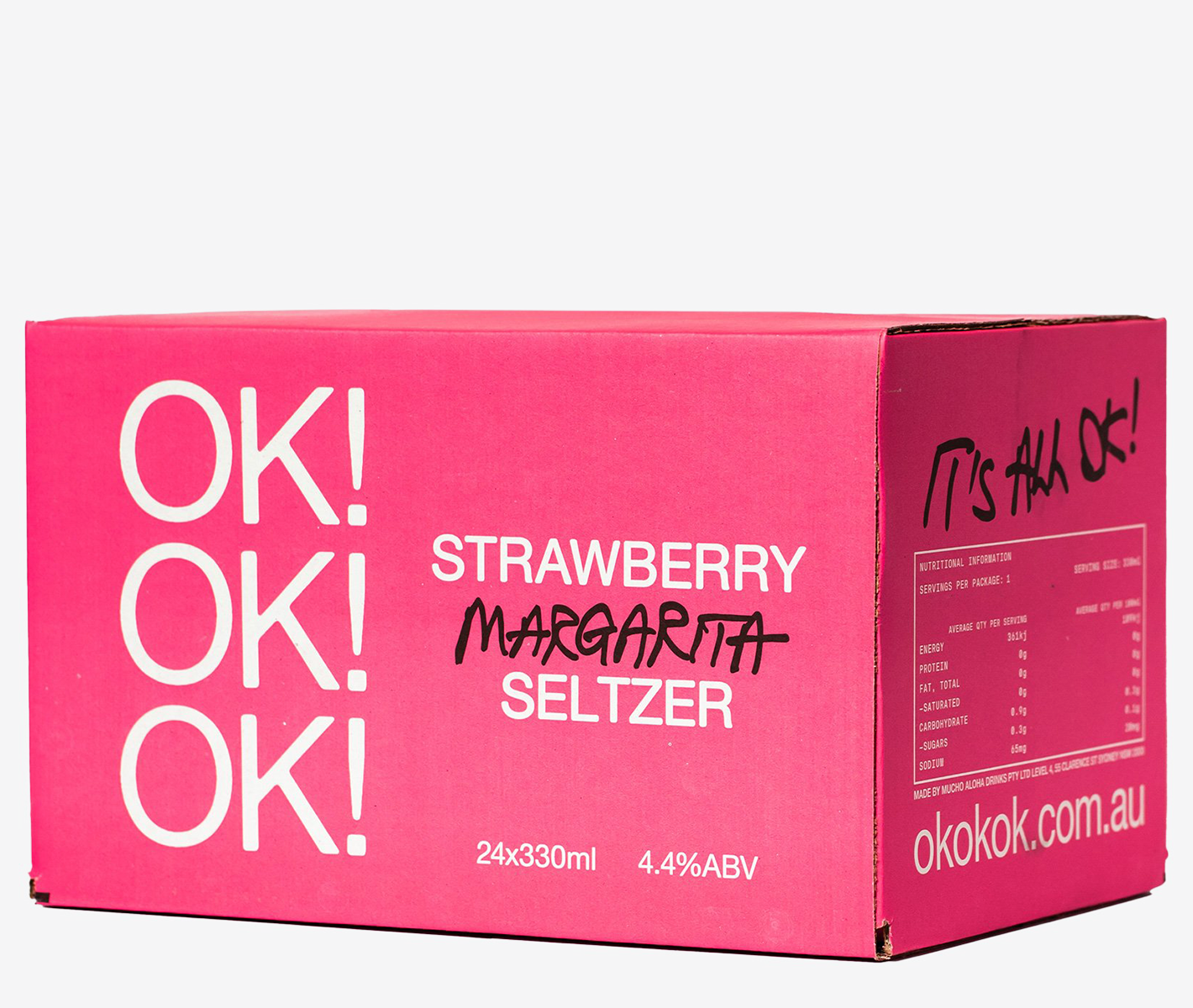 Strawberry Margarita Seltzer Carton of 24 (330ml)