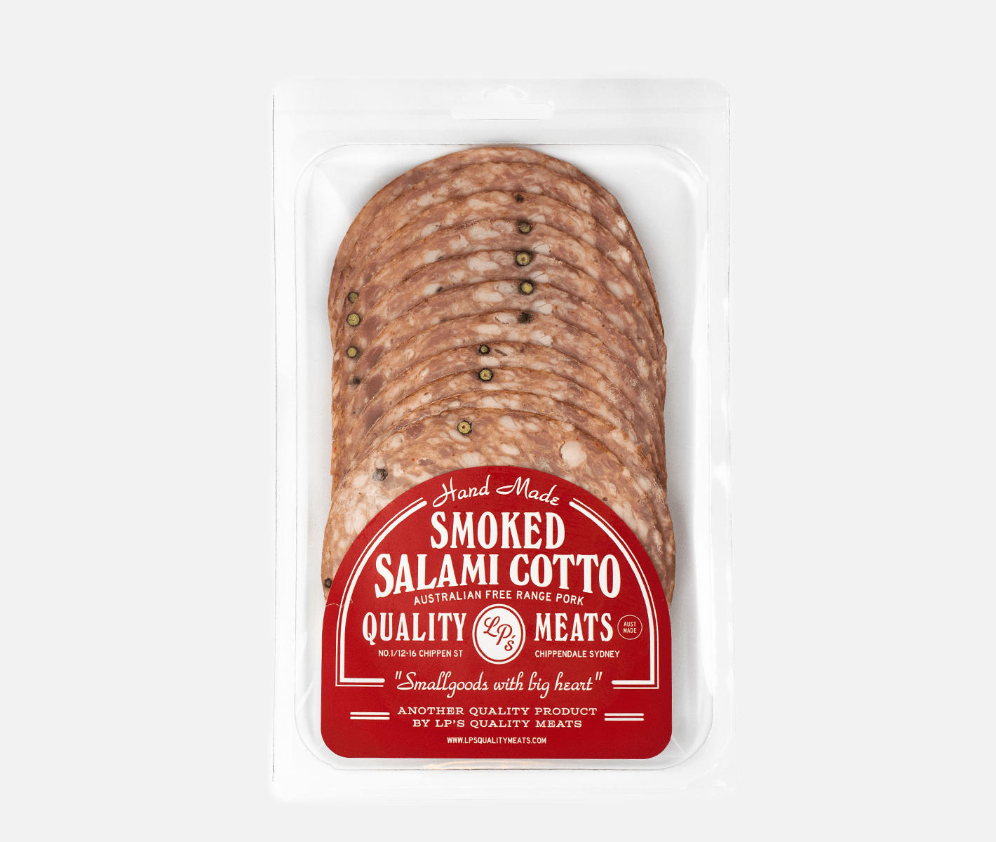 LP's Quality Meats Smoked Salami Cotto (150g) - DRNKS